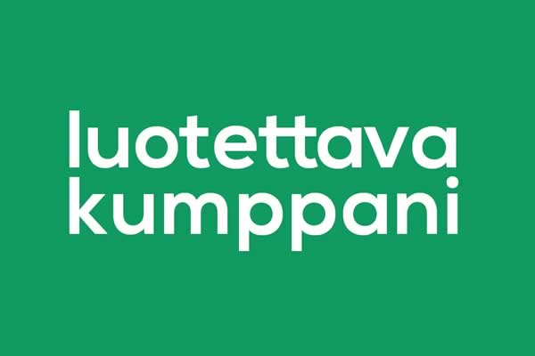 logo luotettava kumppani